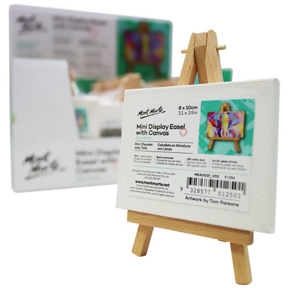 Mini Display Easel with Canvas Signature 8 x 10cm (3.1 x 3.9in)