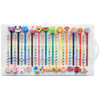 Pencil and Eraser Set 48pc