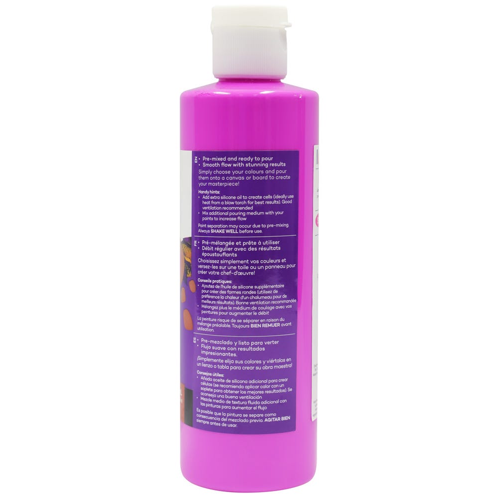 Pouring Acrylic Paint Premium 240ml (8.12 US fl.oz) - Magenta