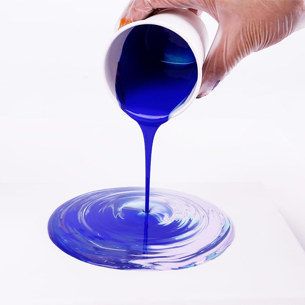 Pouring Acrylic Paint Set Premium 4pc x 60ml (2 US fl.oz) - Ethereal