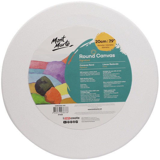 Round Canvas Signature 20cm (7.9in)