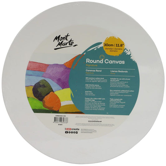 Round Canvas Signature 30cm (11.8in)