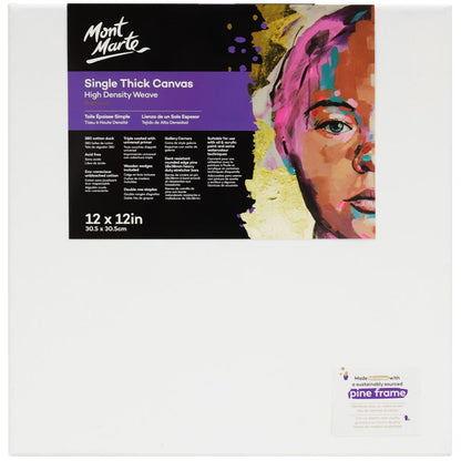 Single Thick Canvas Premium 30.5 x 30.5cm (12 x 12in)
