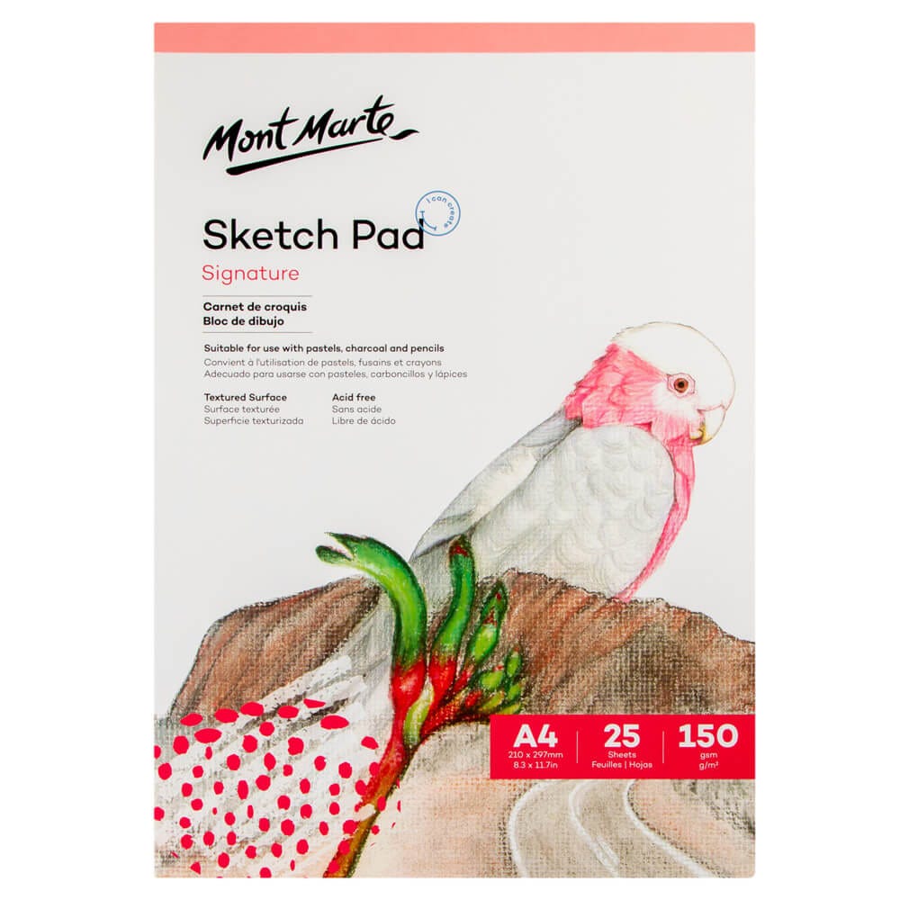 Sketch Pad Signature 150gsm 25 Sheet A4 210 x 297mm (8.3 x 11.7in)