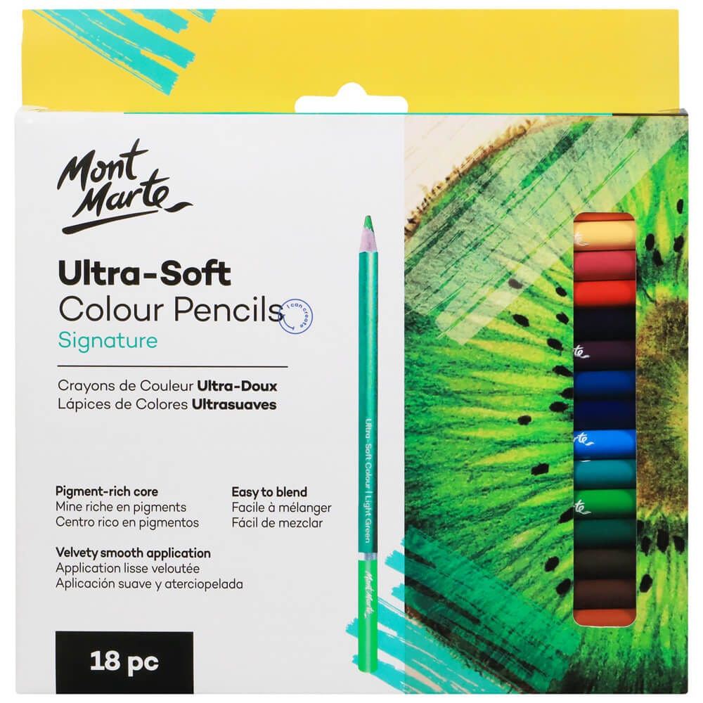 Ultra-Soft Colour Pencils Signature 18pc