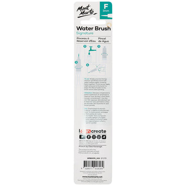 Water Brush Round Fine Tip Signature 3mm (0.12in)