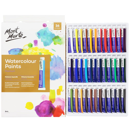 Watercolour Paints Premium 36pc x 8ml (0.3 US fl.oz)